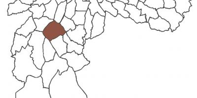 Mapa de Santo Amaro distrito