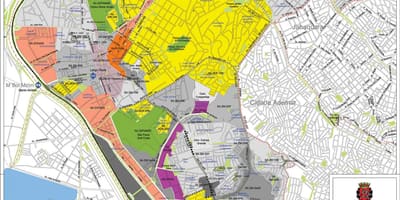 Mapa de Santo Amaro, São Paulo - Ocupação do solo