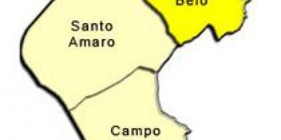 Mapa de Santo Amaro sub-prefeitura