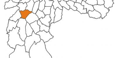 Mapa do distrito de Vila Andrade