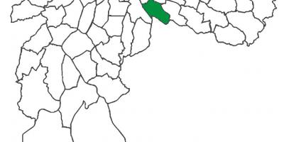 Mapa do distrito de Vila Prudente